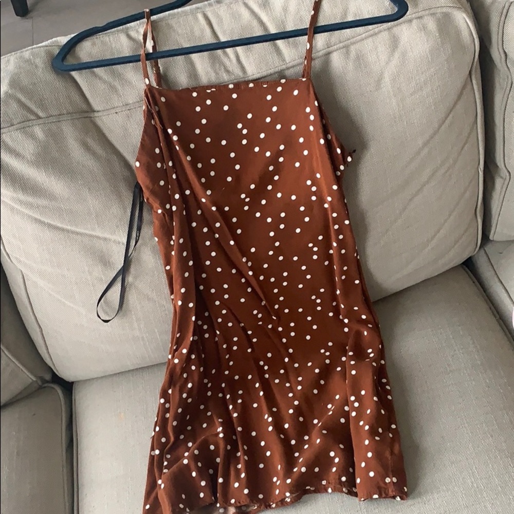 Casual polka dot dress